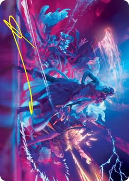 Prismari Command Art Card Gold Stamped Signature 35 (Art Series: Strixhaven)  | Good Games Adelaide SA