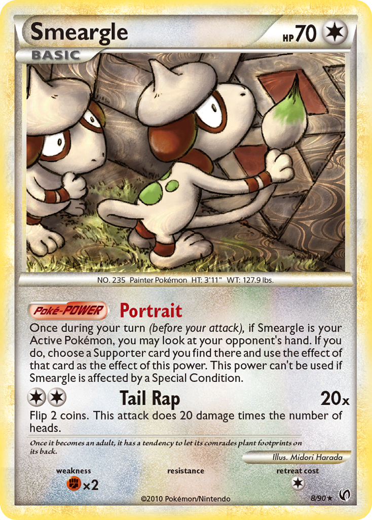 Smeargle (8/90) [HeartGold & SoulSilver: Undaunted] | Good Games Adelaide SA