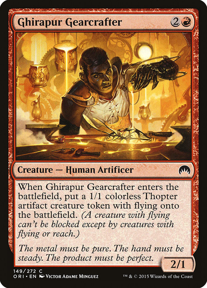 Ghirapur Gearcrafter [Magic Origins] | Good Games Adelaide SA
