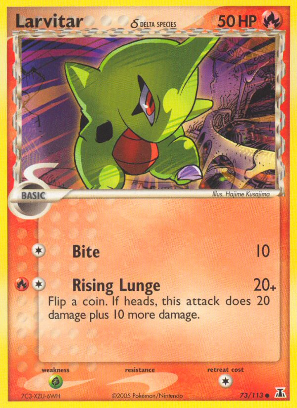 Larvitar (73/113) (Delta Species) [EX: Delta Species] | Good Games Adelaide SA