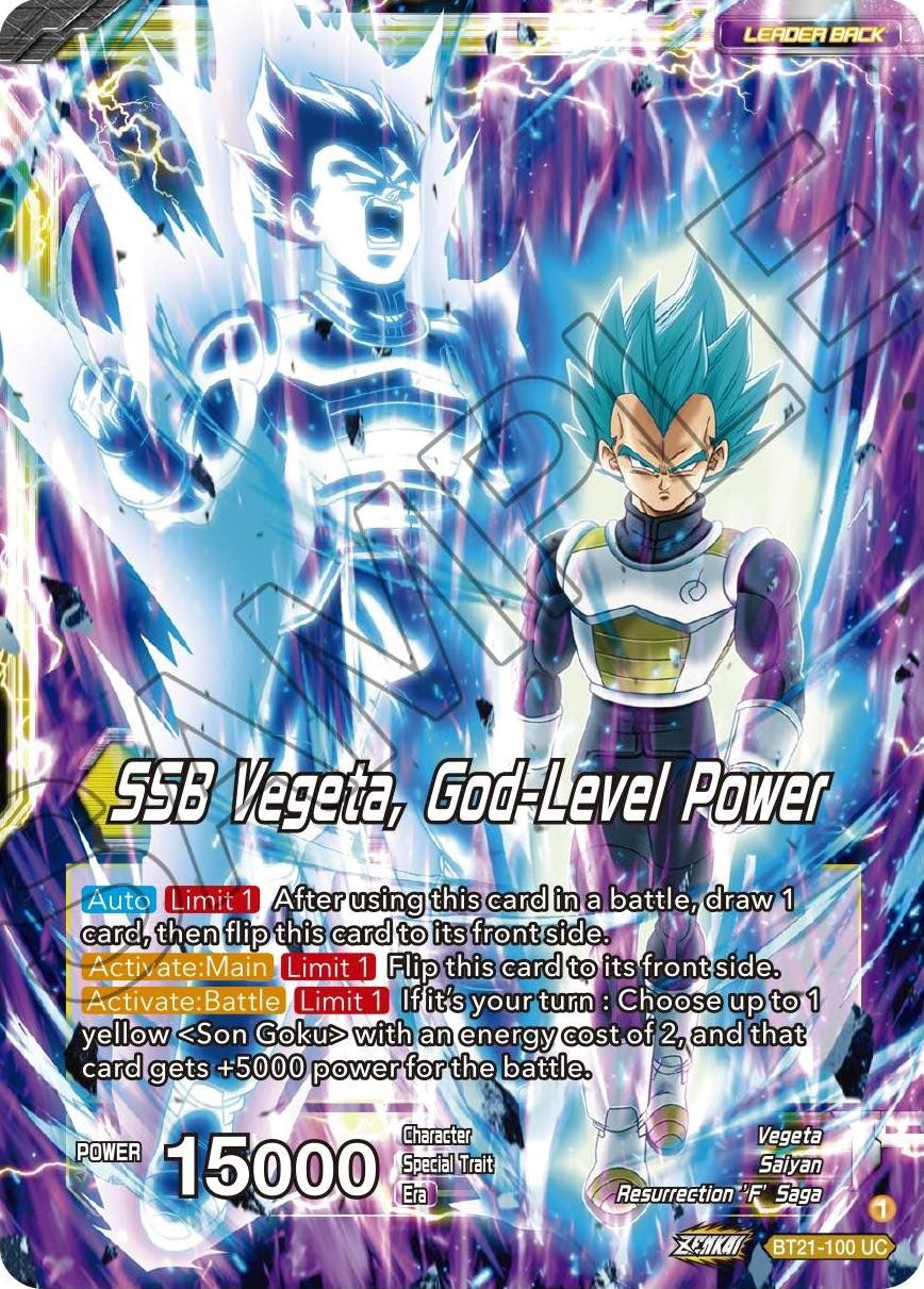 SSB Son Goku // SSB Vegeta, God-Level Power (BT21-100) [ZENKAI Series: Set 04] | Good Games Adelaide SA