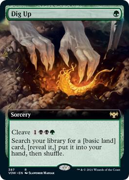 Dig Up Extended Art 387 (Innistrad: Crimson Vow)  - Foil | Good Games Adelaide SA