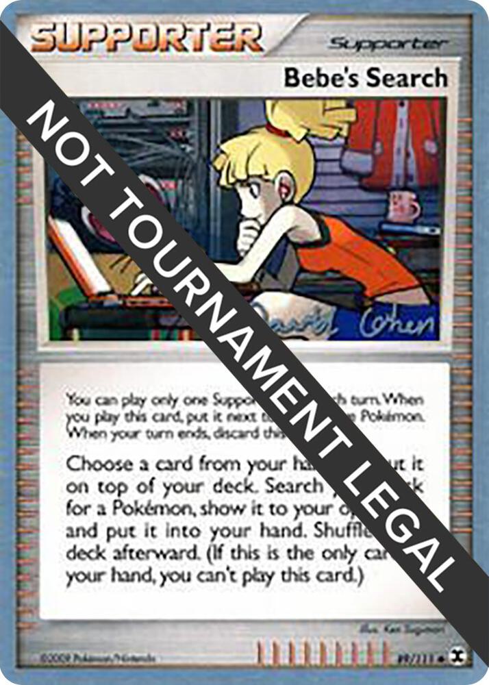 Bebes Search 2009 David Cohen 89/111 (World Championship Decks)  | Good Games Adelaide SA