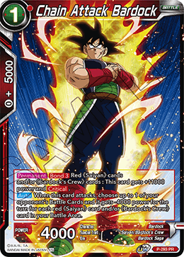 Chain Attack Bardock (P-293) [Tournament Promotion Cards] | Good Games Adelaide SA
