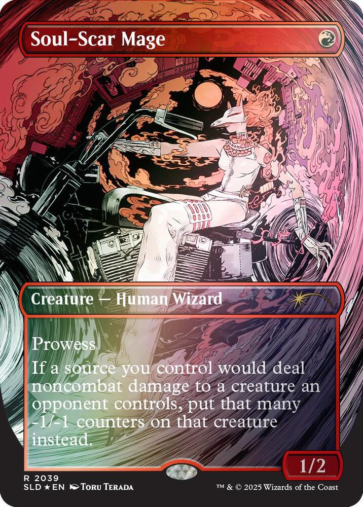 Soul Scar Mage 2039 Rainbow Foil 2039 (Secret Lair Drop Series)  - Foil | Good Games Adelaide SA