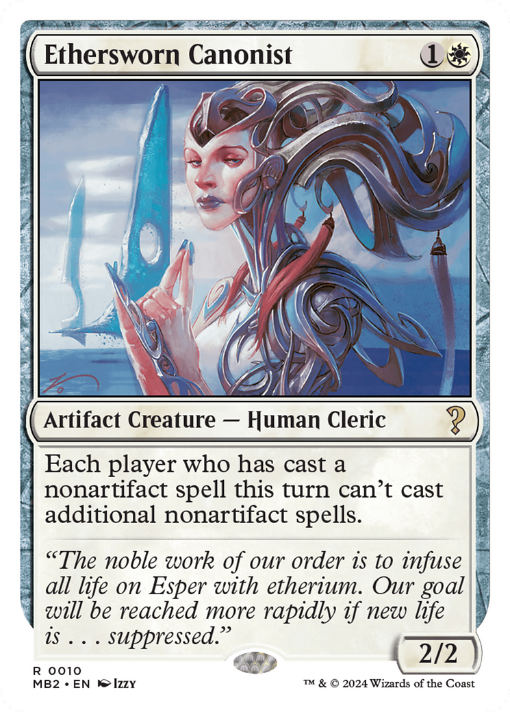 Ethersworn Canonist (White Border) [Mystery Booster 2] | Good Games Adelaide SA