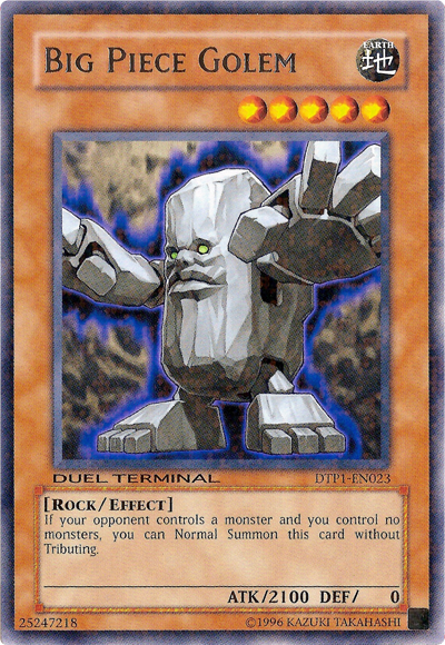 Big Piece Golem [DTP1-EN023] Rare | Good Games Adelaide SA