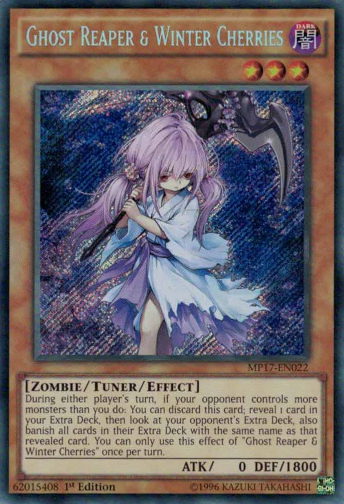 Ghost Reaper & Winter Cherries [MP17-EN022] Secret Rare | Good Games Adelaide SA