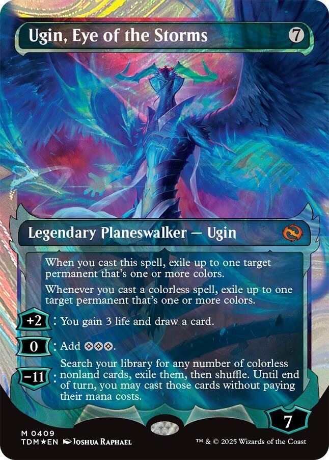 Ugin, Eye of the Storms 409 (Tarkir: Dragonstorm)  - Foil | Good Games Adelaide SA
