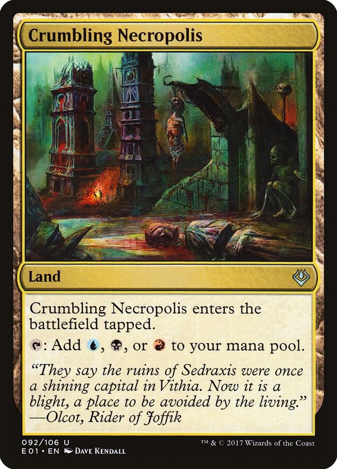 Crumbling Necropolis 92 (Archenemy: Nicol Bolas)  | Good Games Adelaide SA