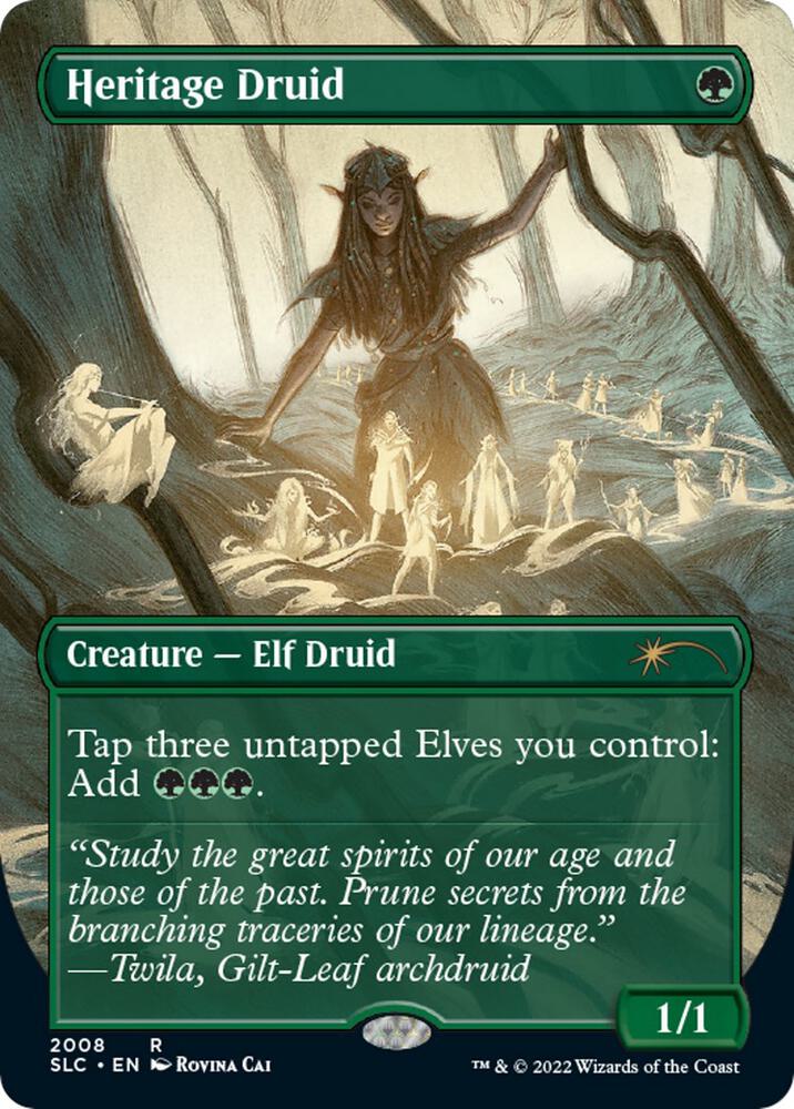 Heritage Druid 2008 (Secret Lair Countdown Kit)  - Borderless | Good Games Adelaide SA