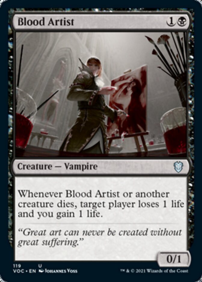 Blood Artist [Innistrad: Crimson Vow Commander] | Good Games Adelaide SA