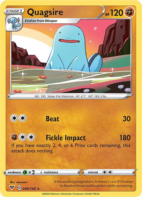 Quagsire 084/185 (SWSH04: Vivid Voltage)  | Good Games Adelaide SA