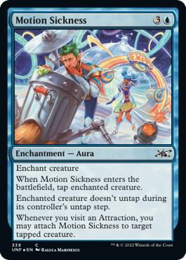 Motion Sickness Galaxy Foil 339 (Unfinity)  - Foil | Good Games Adelaide SA