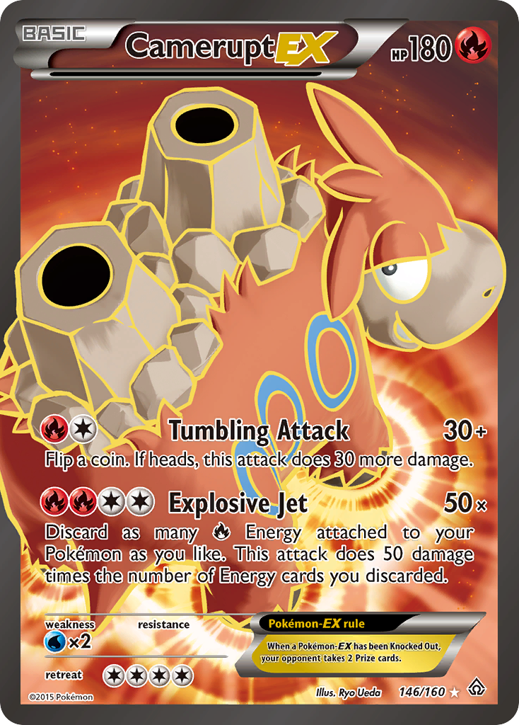 Camerupt EX (146/160) [XY: Primal Clash] | Good Games Adelaide SA