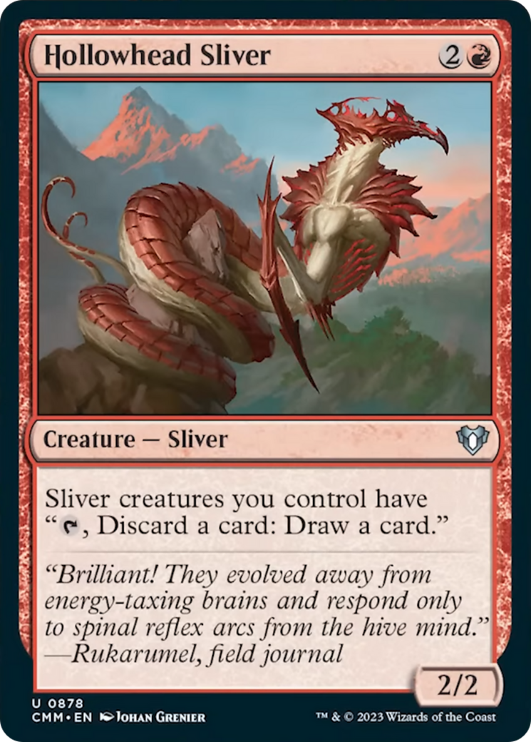 Hollowhead Sliver [Commander Masters] | Good Games Adelaide SA