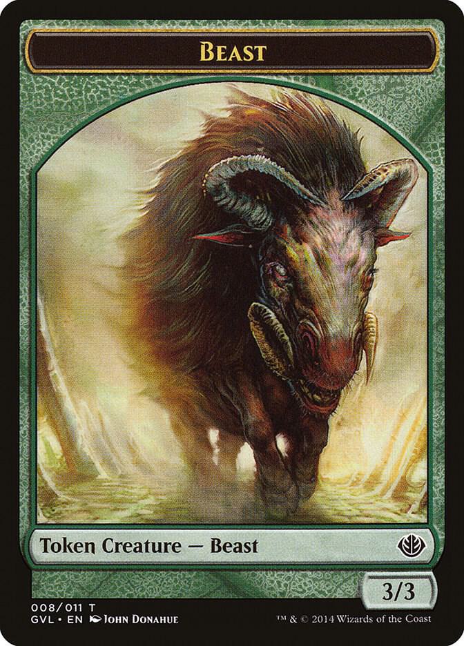 Beast Token 008 8 (Duel Decks: Anthology)  | Good Games Adelaide SA