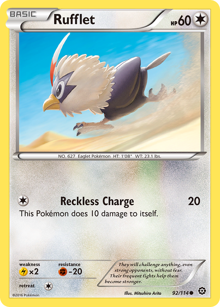 Rufflet (92/114) [XY: Steam Siege] | Good Games Adelaide SA