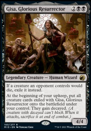 Gisa, Glorious Resurrector (Promo Pack) [Innistrad: Midnight Hunt Promos] | Good Games Adelaide SA