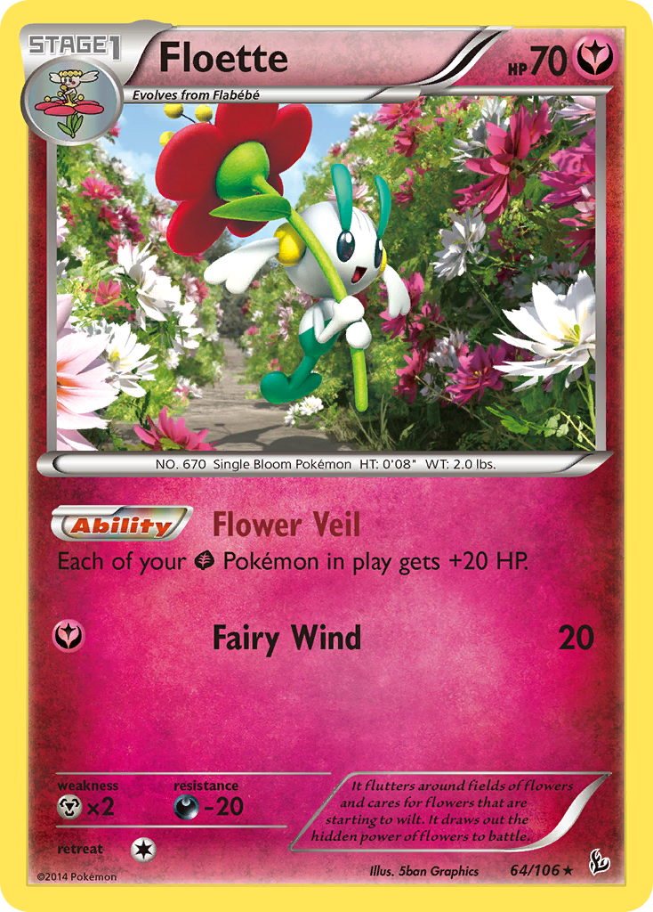 Floette (64/106) [XY: Flashfire] | Good Games Adelaide SA