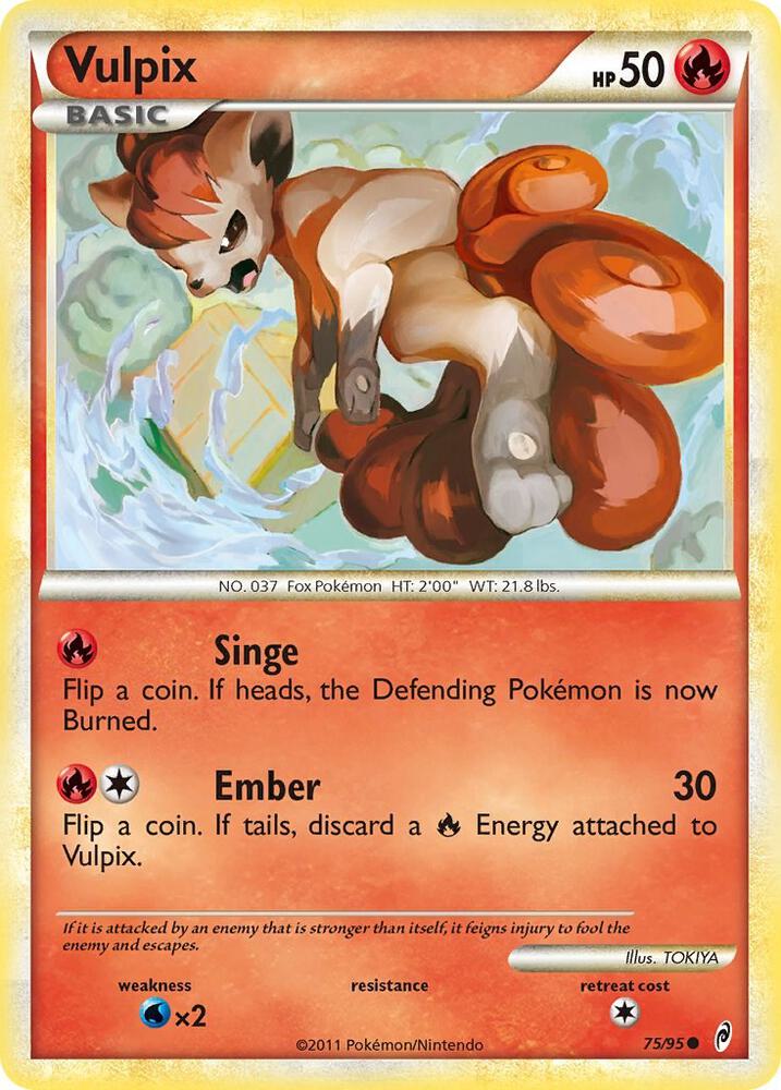 Vulpix 75/95 (Call of Legends)  | Good Games Adelaide SA