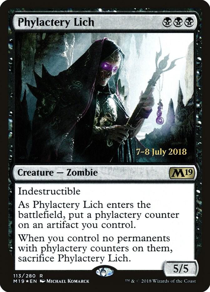 Phylactery Lich 113 (Prerelease Cards)  - Foil | Good Games Adelaide SA