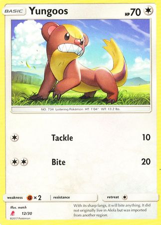 Yungoos (12/30) [Sun & Moon: Trainer Kit - Lycanroc] | Good Games Adelaide SA
