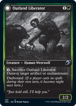 Outland Liberator // Frenzied Trapbreaker [Innistrad: Double Feature] | Good Games Adelaide SA