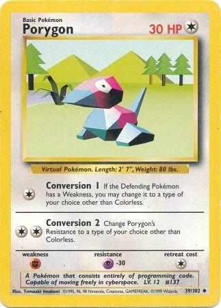 Porygon 039/102 (Base Set)  | Good Games Adelaide SA