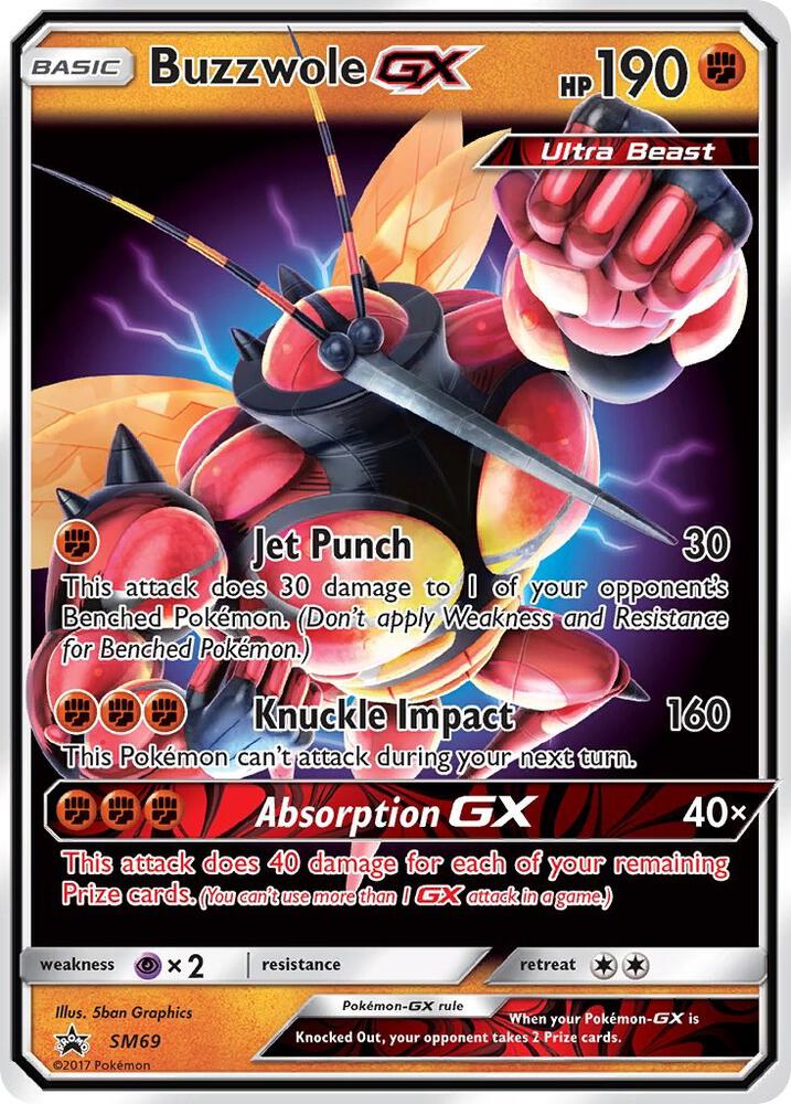 Buzzwole GX SM69 (SM Promos)  - Holofoil | Good Games Adelaide SA