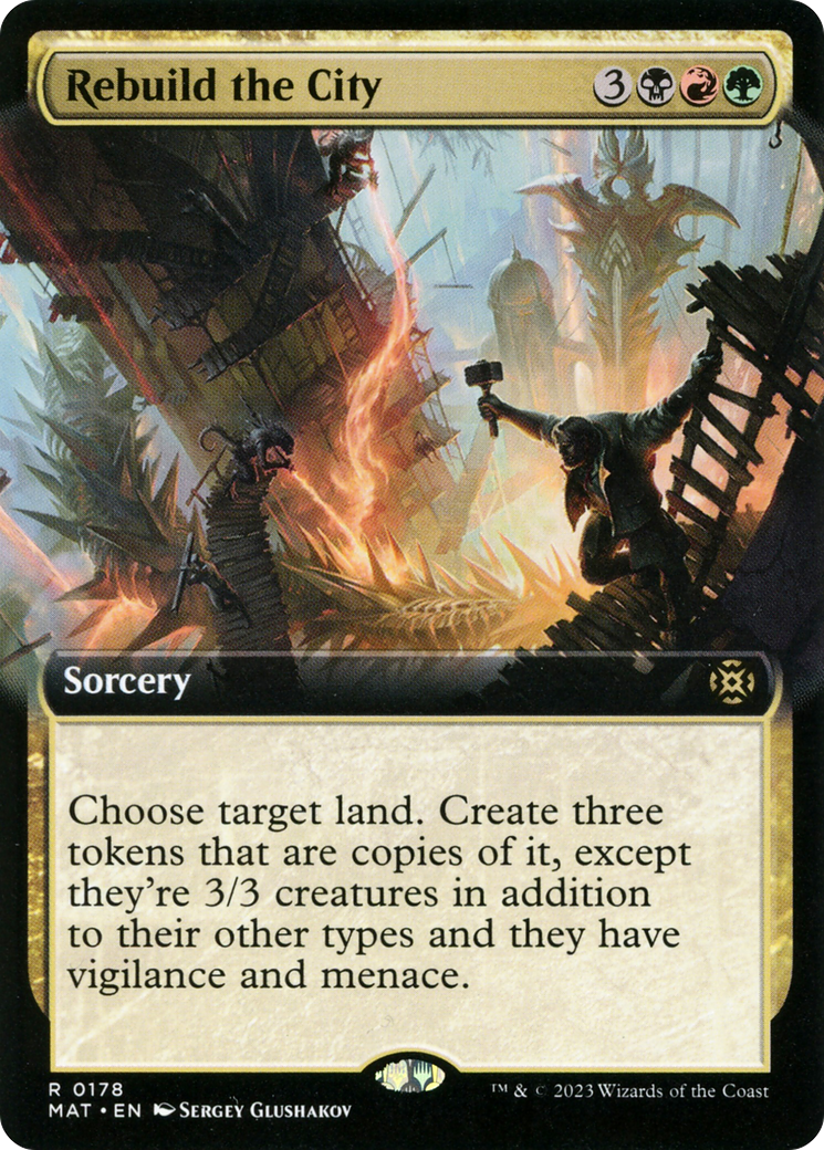 Rebuild the City (Extended Art) [March of the Machine: The Aftermath] | Good Games Adelaide SA