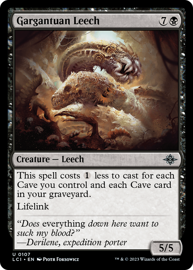 Gargantuan Leech [The Lost Caverns of Ixalan] | Good Games Adelaide SA