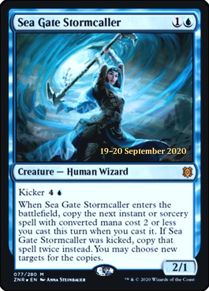 Sea Gate Stormcaller 77 (Prerelease Cards)  - Foil | Good Games Adelaide SA