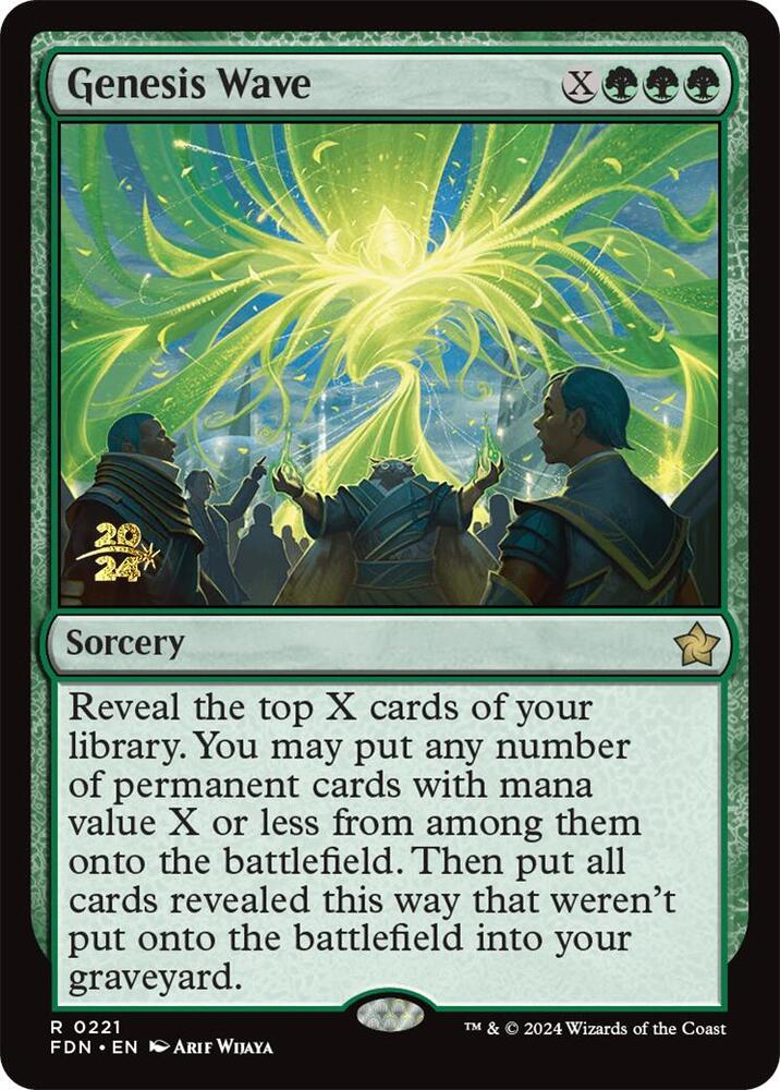 Genesis Wave 221 (Prerelease Cards)  - Foil | Good Games Adelaide SA