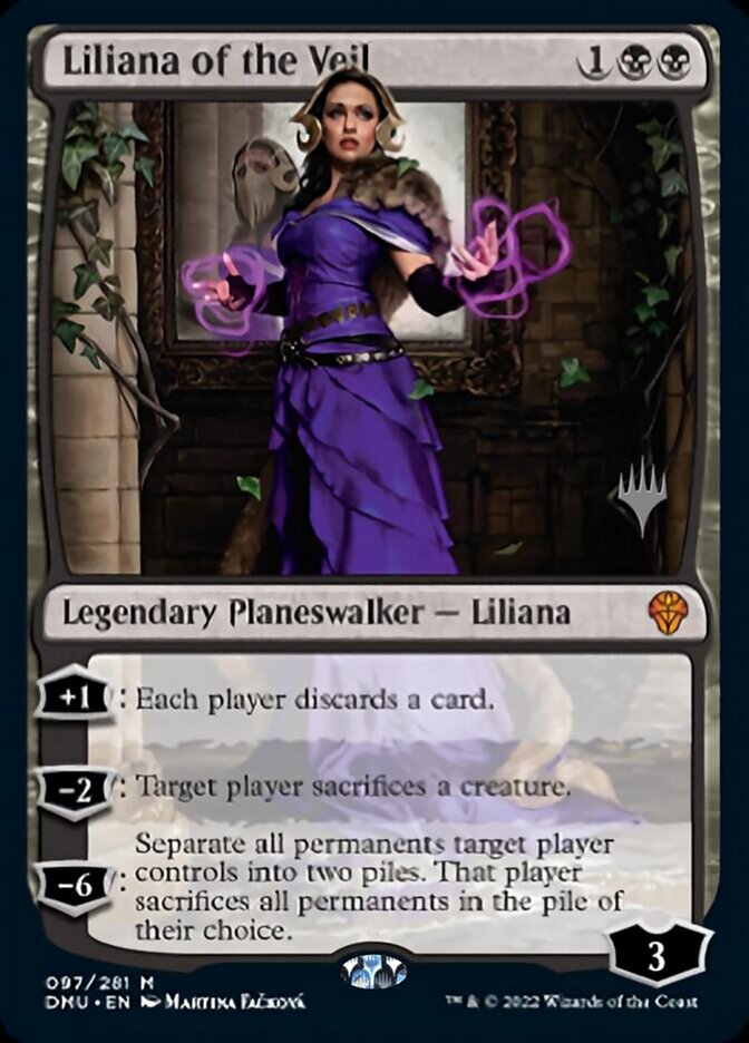 Liliana of the Veil (Promo Pack) [Dominaria United Promos] | Good Games Adelaide SA