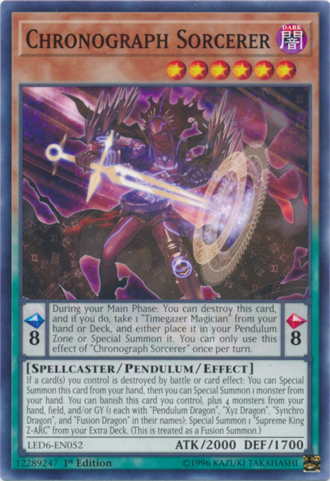 Chronograph Sorcerer [LED6-EN052] Common | Good Games Adelaide SA