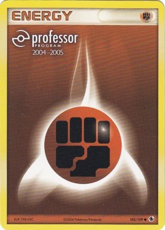 Fighting Energy (105/109) (2004 2005) [Professor Program Promos] | Good Games Adelaide SA