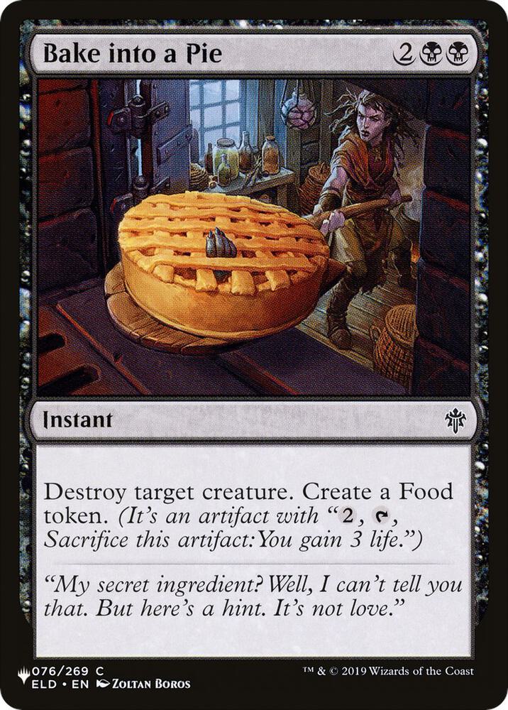 Bake into a Pie 076/269 (The List Reprints)  | Good Games Adelaide SA