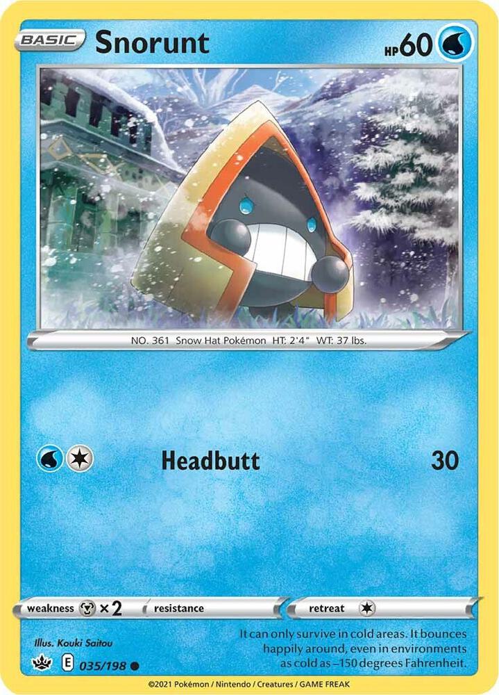 Snorunt 035/198 (SWSH06: Chilling Reign)  | Good Games Adelaide SA