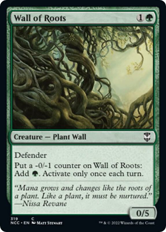 Wall of Roots 319 (Commander: Streets of New Capenna)  | Good Games Adelaide SA