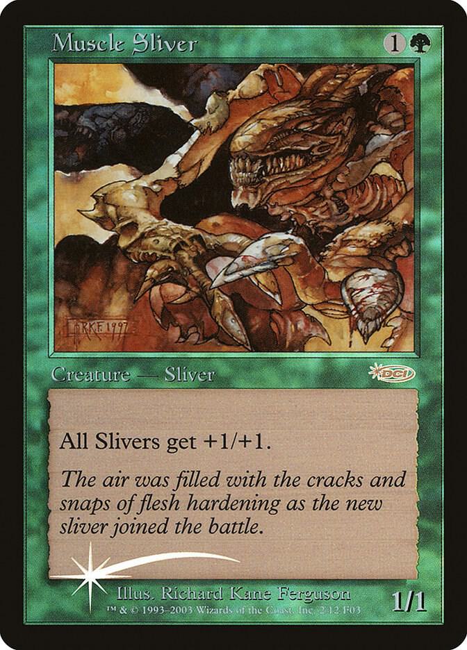 Muscle Sliver 2 (FNM Promos)  - Foil | Good Games Adelaide SA