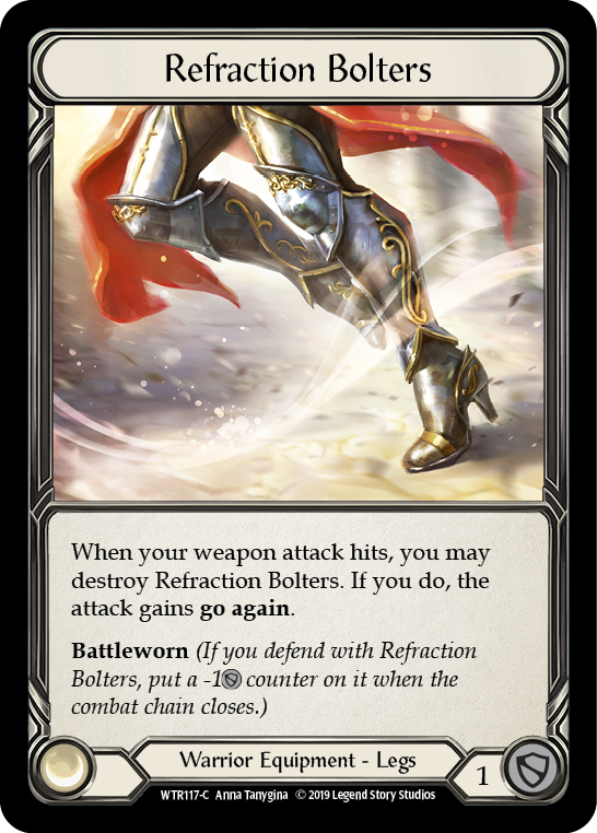 Refraction Bolters [WTR117-C] Alpha Print Cold Foil | Good Games Adelaide SA