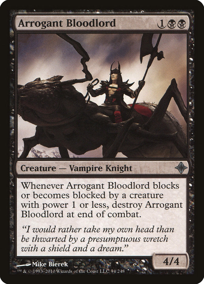 Arrogant Bloodlord 94 (Rise of the Eldrazi)  - Foil | Good Games Adelaide SA