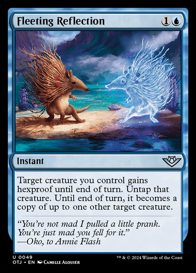 Fleeting Reflection 49 (Outlaws of Thunder Junction)  - Foil | Good Games Adelaide SA