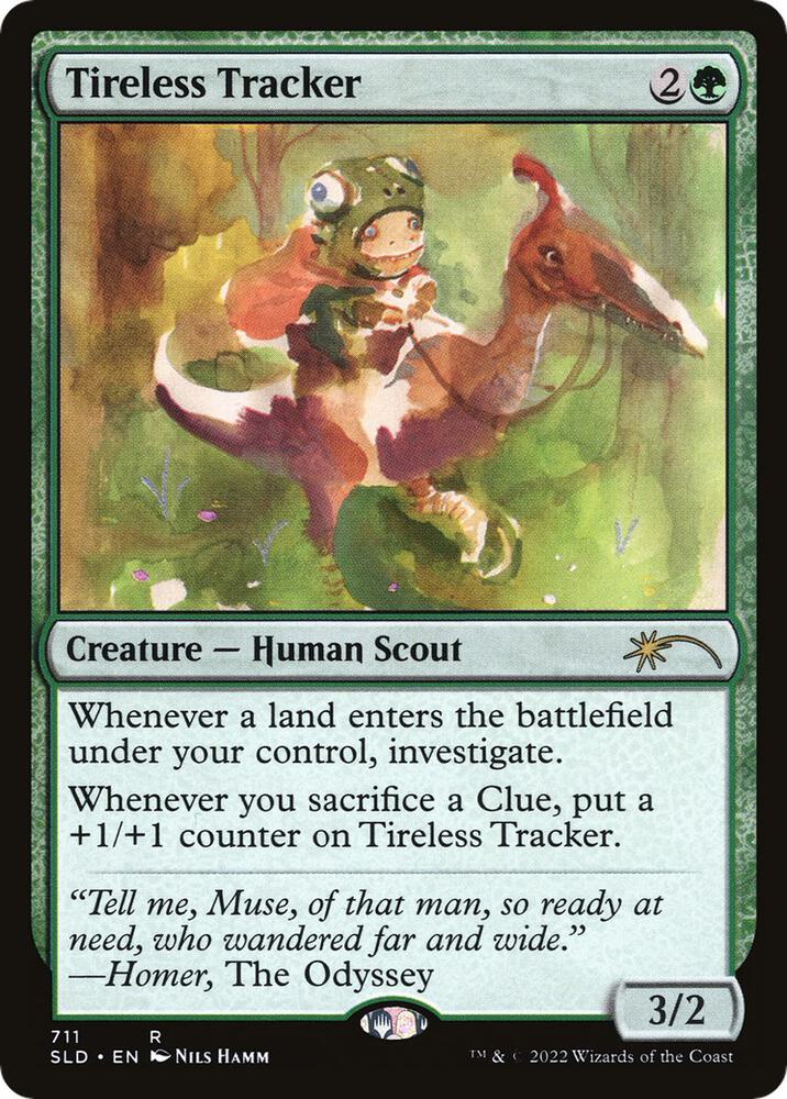 Tireless Tracker 711 711 (Secret Lair Drop Series)  - Foil | Good Games Adelaide SA