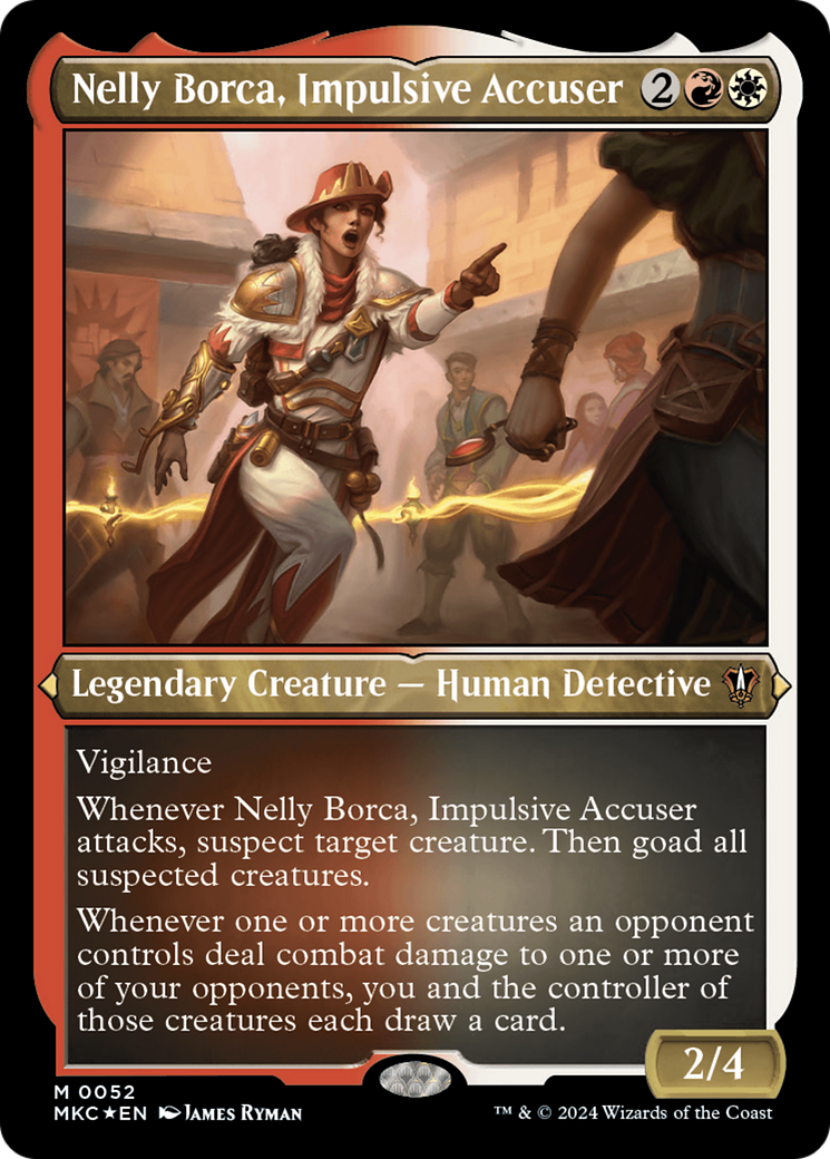 Nelly Borca, Impulsive Accuser (Display Commander) [Murders at Karlov Manor Commander] | Good Games Adelaide SA