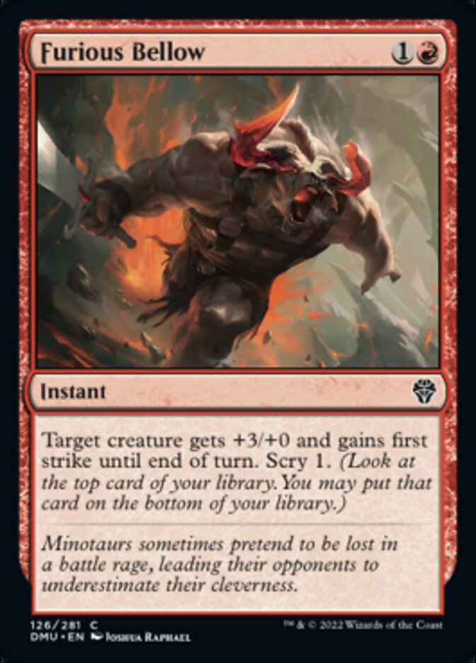 Furious Bellow [Dominaria United] | Good Games Adelaide SA