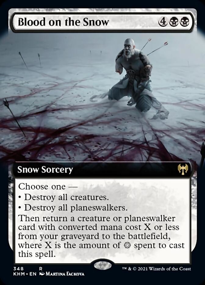 Blood on the Snow (Extended Art) [Kaldheim] | Good Games Adelaide SA