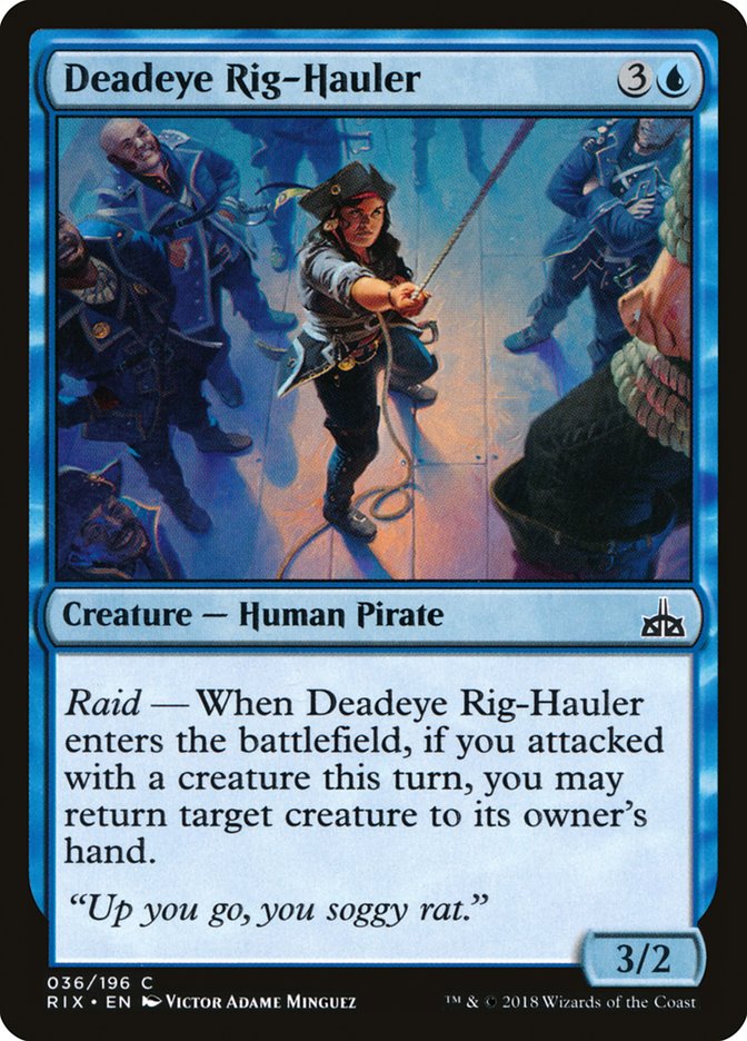 Deadeye Rig-Hauler 36 (Rivals of Ixalan)  | Good Games Adelaide SA