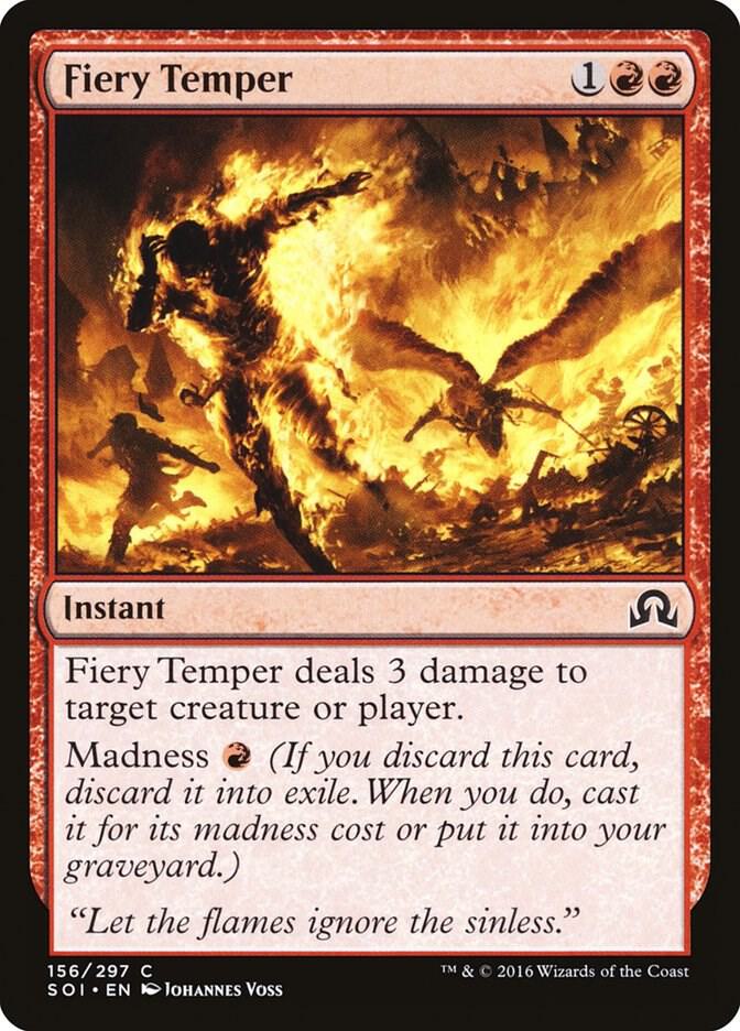 Fiery Temper 156 (Shadows over Innistrad)  | Good Games Adelaide SA